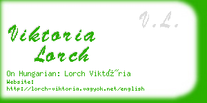 viktoria lorch business card